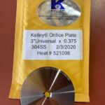 PADDLE PLATE, 3 x 0.375, 600#, 304 SS